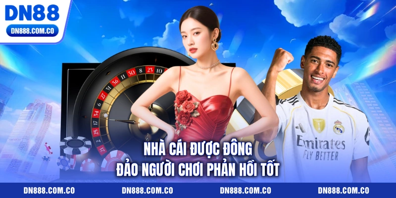 Nhà cái được đông đảo người chơi phản hồi tốt