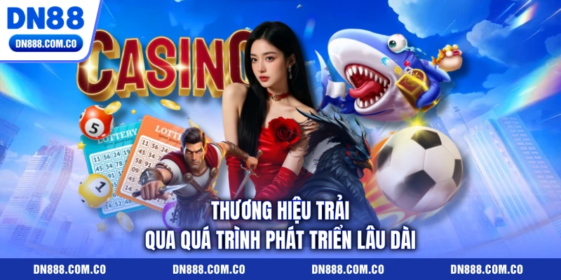 Thương hiệu trải qua quá trình phát triển lâu dài